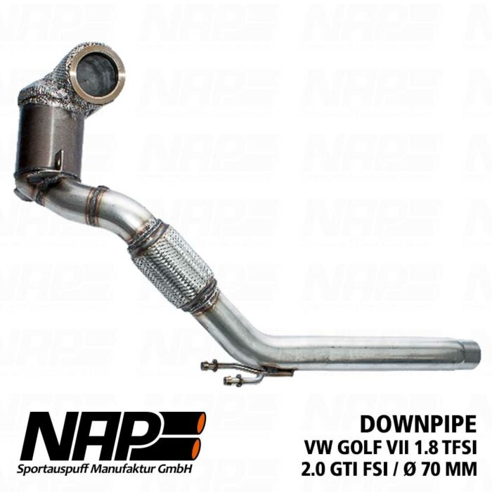 NAP Downpipe VW Golf 7 TFSI 16V 4Motion 1.8 (AUV)|⌀ 70 mm|Euro 6