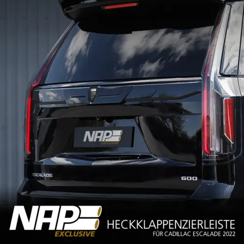 NAP Exclusive Heckklappenzierleiste Cadillac Escalade 2022 1