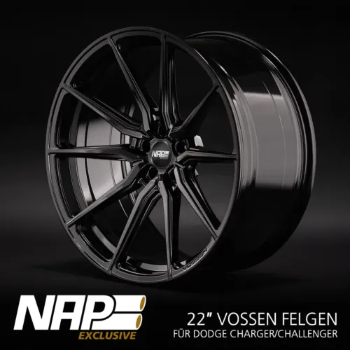 NAP Exclusive vossen wheels dodge charger challenger 2
