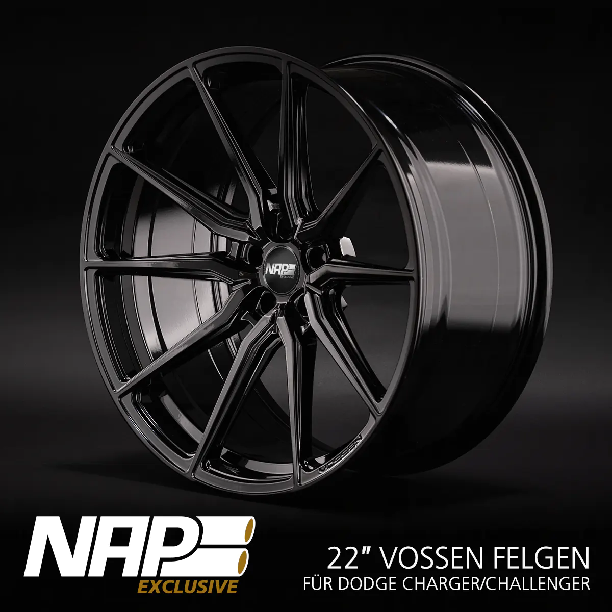 NAP Exclusive vossen wheels dodge charger challenger 2