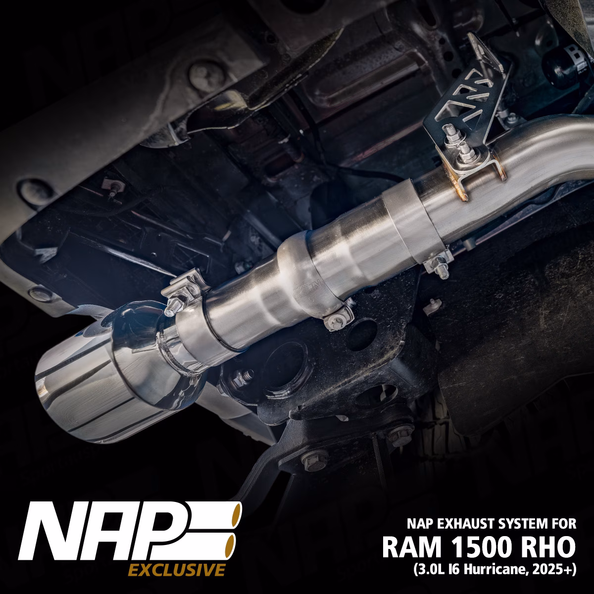 NAP Klappenauspuff 2025 RAM 1500 DT RHO 8134 NAP Klappenauspuff passend für RAM 1500 RHO (3.0L, I6, 2025+) – Bild 4