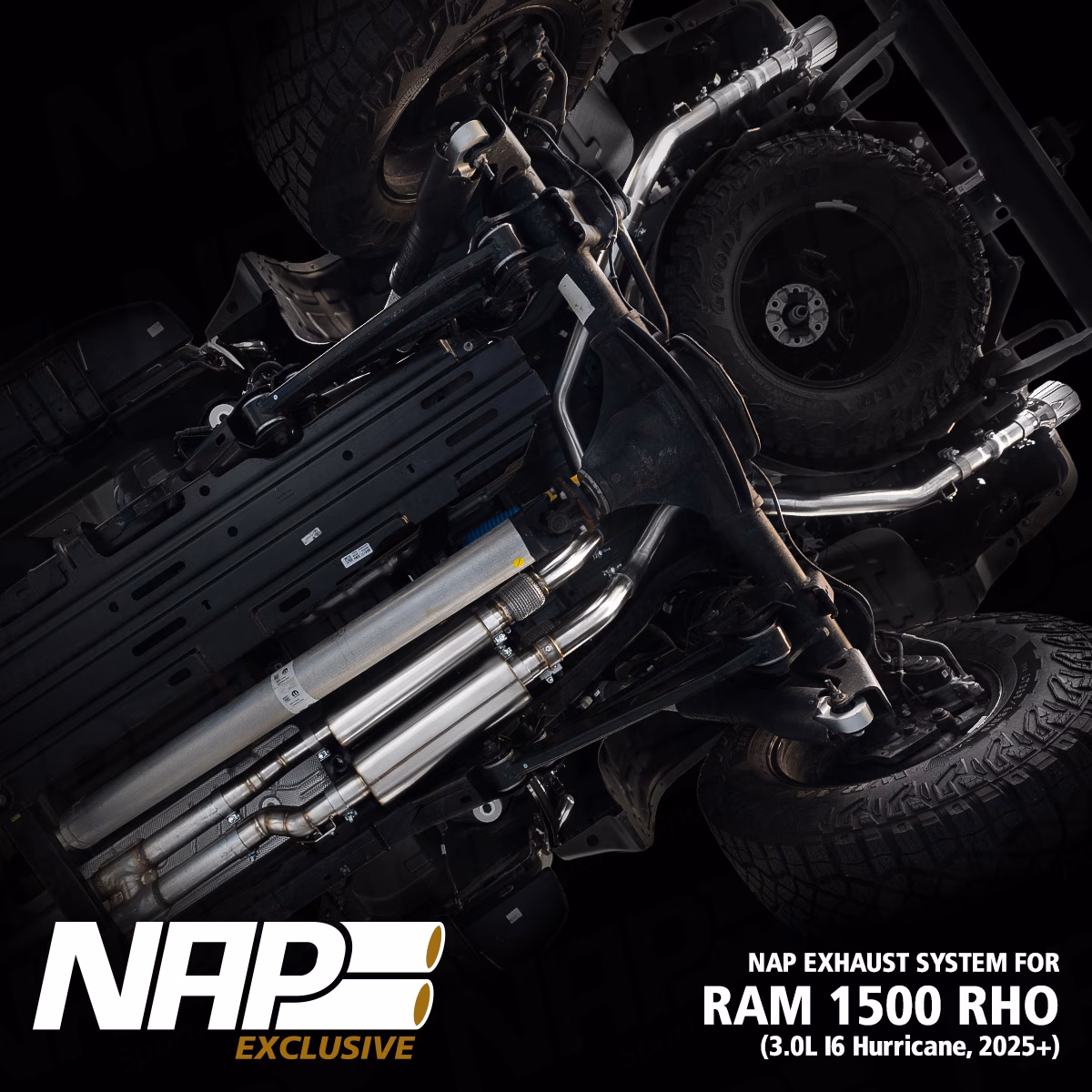 NAP Klappenauspuff 2025 RAM 1500 DT RHO 8164 NAP Klappenauspuff passend für RAM 1500 RHO (3.0L, I6, 2025+) – Bild 3