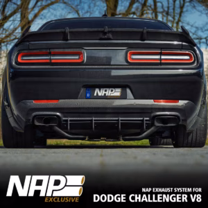 NAP Klappenauspuff Dodge Challenger V8 3inch 2453 NAP Klappenauspuff Dodge Challenger V8 3inch 2453