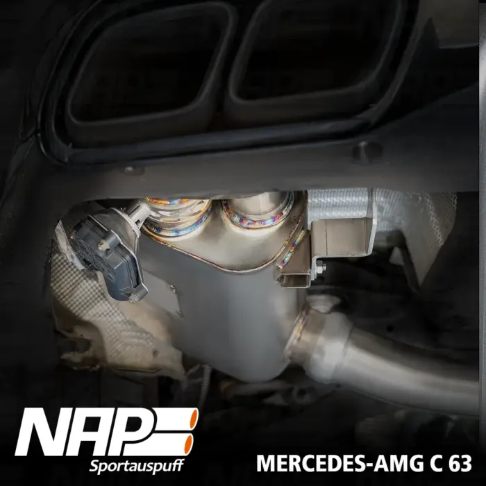 NAP Klappenauspuff Mercedes-AMG C 63 – Bild 4