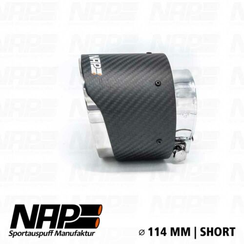 NAP Sportapuspuff 114mm short Carbon Endrohr 04