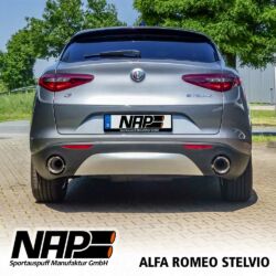 NAP Sportaupuff Alfa Romeo Stelvio hinten1