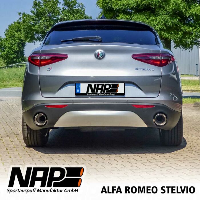 NAP Klappenauspuff Alfa Romeo Stelvio