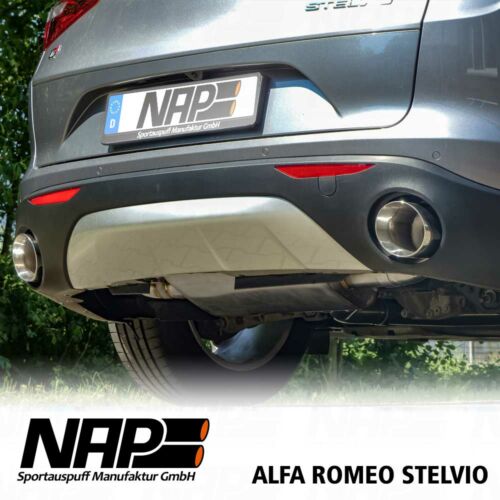 NAP Sportaupuff Alfa Romeo Stelvio hinten2