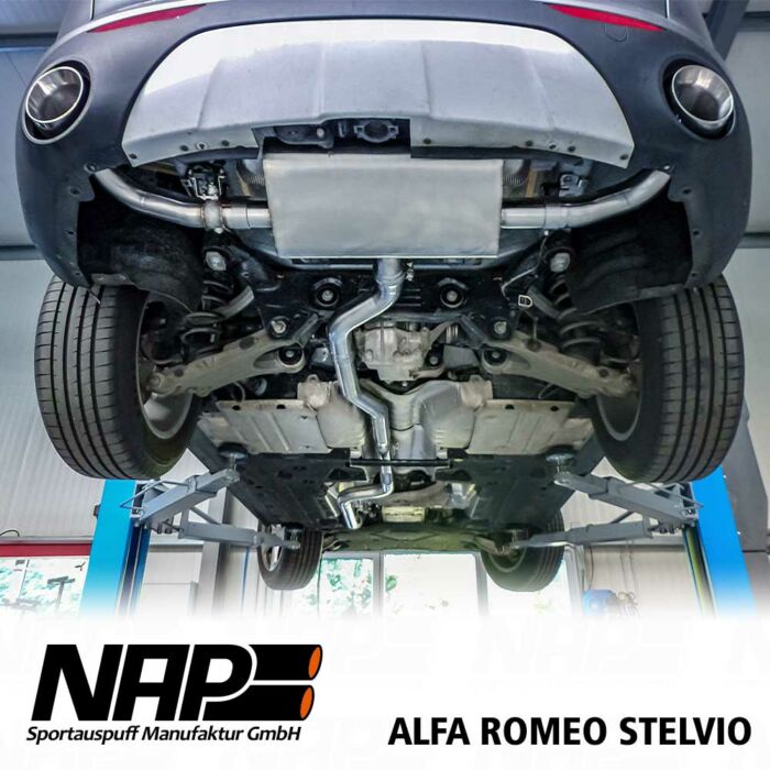 NAP Klappenauspuff Alfa Romeo Stelvio – Bild 2