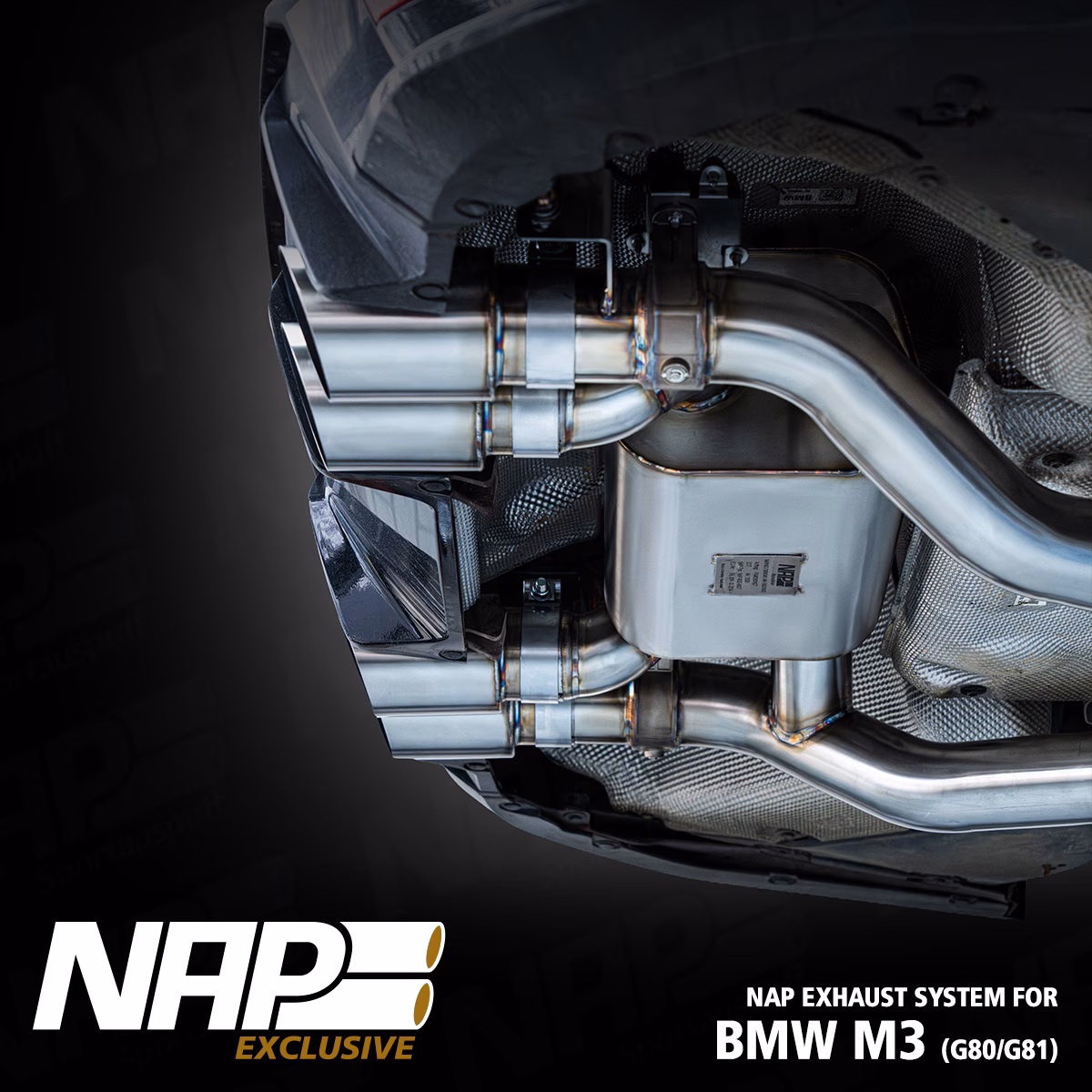 NAP Sportaupuff BMW M3 G80 G81 224 NAP Klappenauspuff passend für BMW M3 (G80 & G81) – Bild 2
