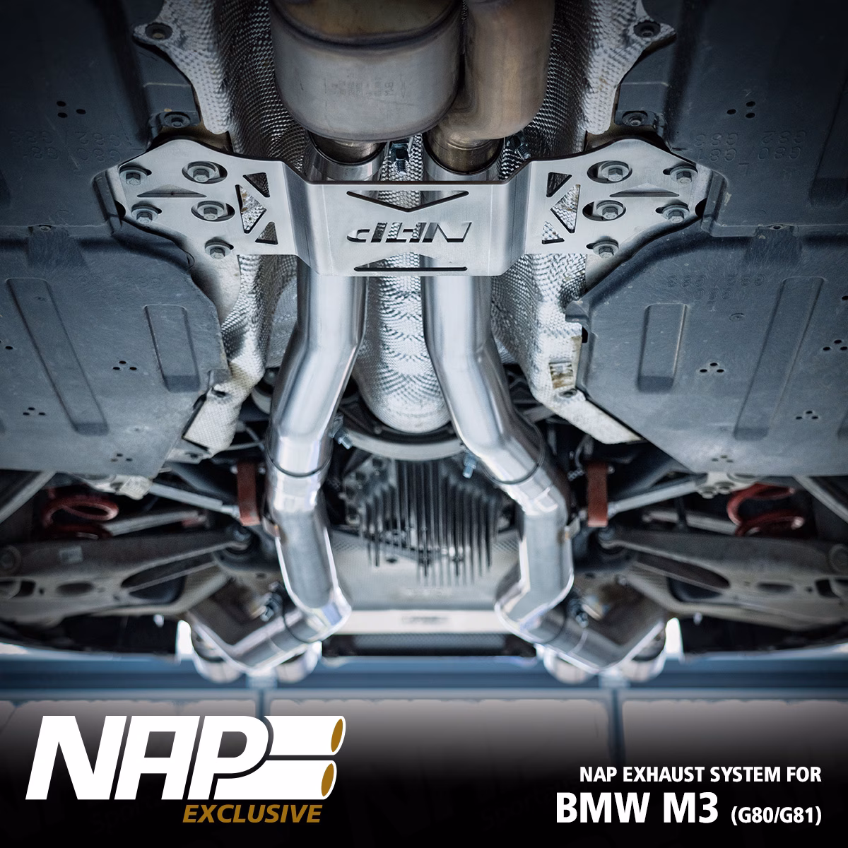 NAP Sportaupuff BMW M3 G80 G81 254 NAP Klappenauspuff passend für BMW M3 (G80 & G81) – Bild 3