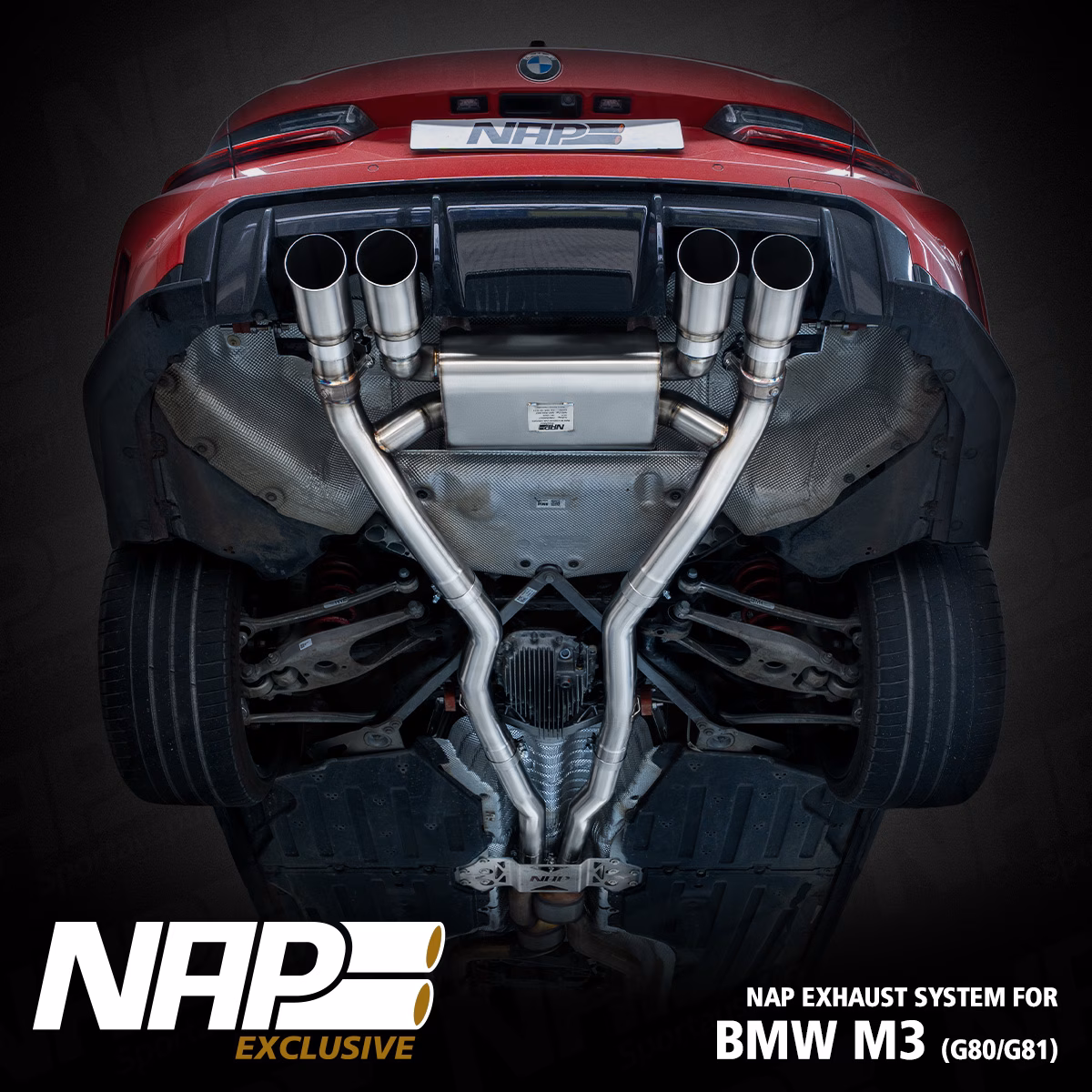 NAP Sportaupuff BMW M3 G80 G81 524 NAP Sportaupuff BMW M3 G80 G81 524