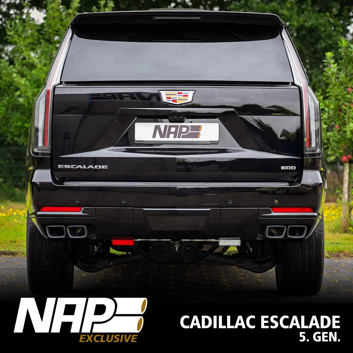 NAP Sportaupuff Cadillac Escalade Klappenauspuff 5473 NAP Doppelendrohr-Set Cadillac Escalade – Bild 3