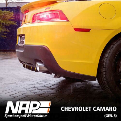 NAP Sportaupuff Chevrolet Camaro gen5 hinten