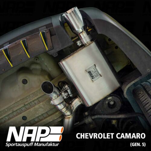 NAP Sportaupuff Chevrolet Camaro gen5 unten 3