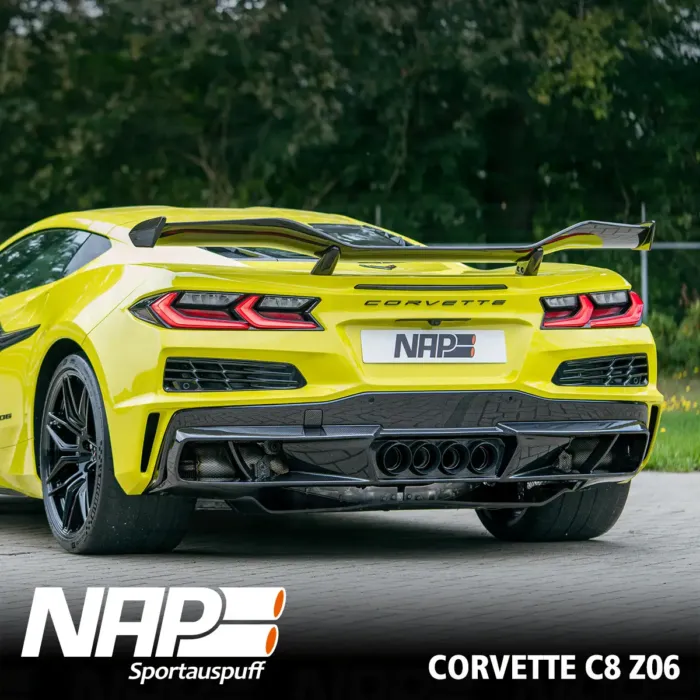 NAP QUAD-Klappenauspuff Corvette C8 Z06 (US & EU) inkl. Diffusor – Bild 5