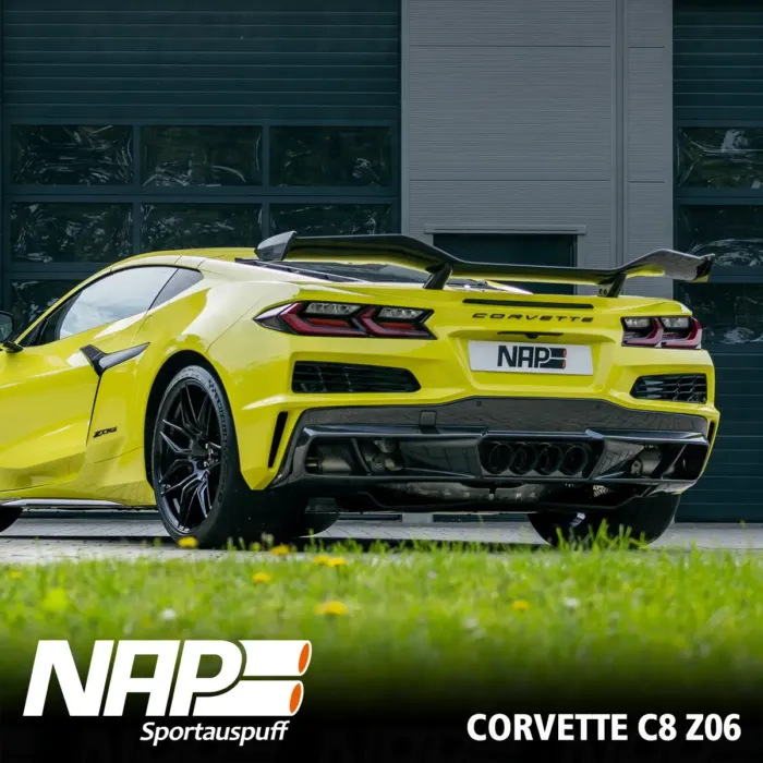 NAP QUAD-Klappenauspuff Corvette C8 Z06 (US & EU) inkl. Diffusor – Bild 4