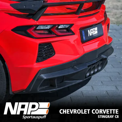 NAP Sportaupuff Corvette Singray Quad C8 Carbon 37