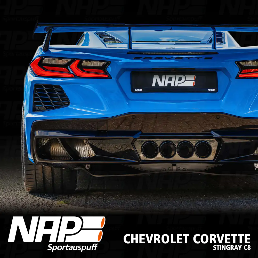NAP Sportaupuff Corvette Singray Quad C8