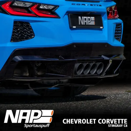 NAP Sportaupuff Corvette Singray Quad C8 5