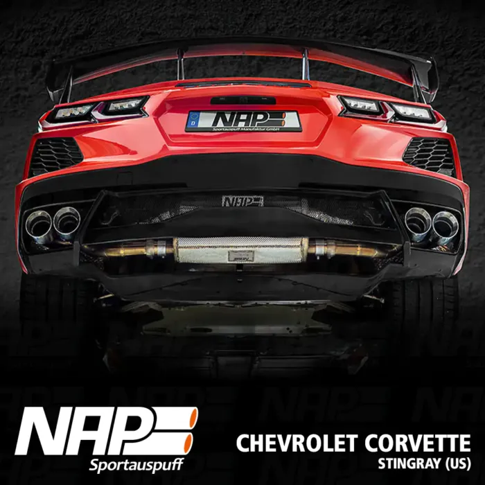 NAP Klappenauspuff Corvette C8 Stingray (US & EU) – Bild 3