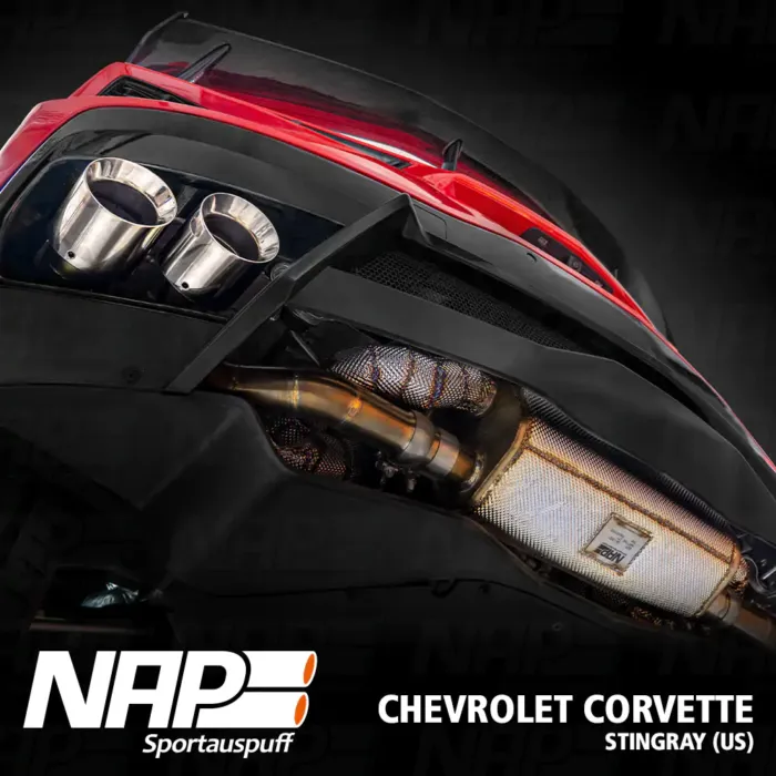 NAP Klappenauspuff Corvette C8 Stingray (US & EU) – Bild 2
