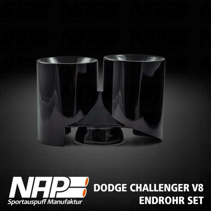 NAP Doppel Endrohr Set ⌀ 100 mm (4″) für Dodge Challenger V8 – Bild 4