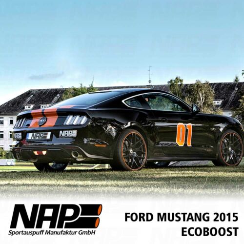 NAP Sportaupuff Ford Mustang 2015 ecoboost hinten1