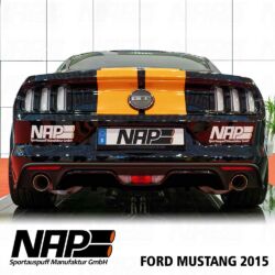 NAP Sportaupuff Ford Mustang 2015 hinten1