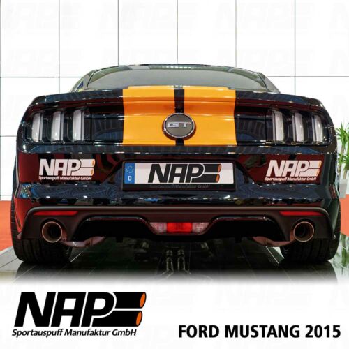 NAP Sportaupuff Ford Mustang 2015 hinten1