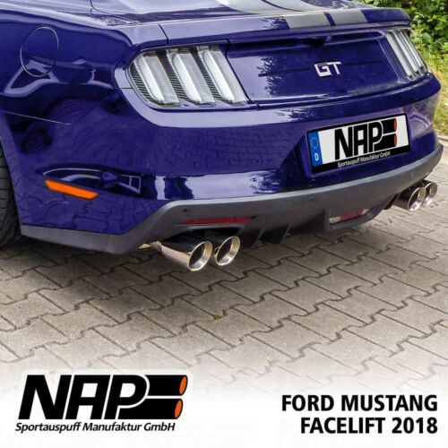 NAP Sportaupuff Ford Mustang 2018 hinten1