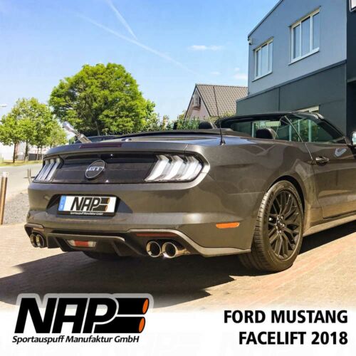 NAP Sportaupuff Ford Mustang 2018 hinten2