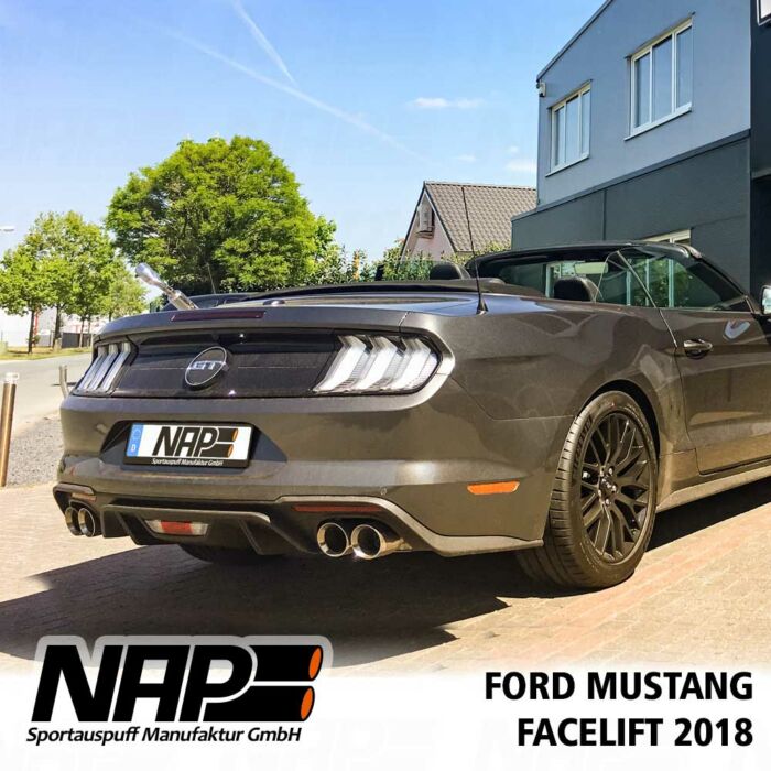 NAP Klappenauspuff Ford Mustang 2018 GT 5.0 V8