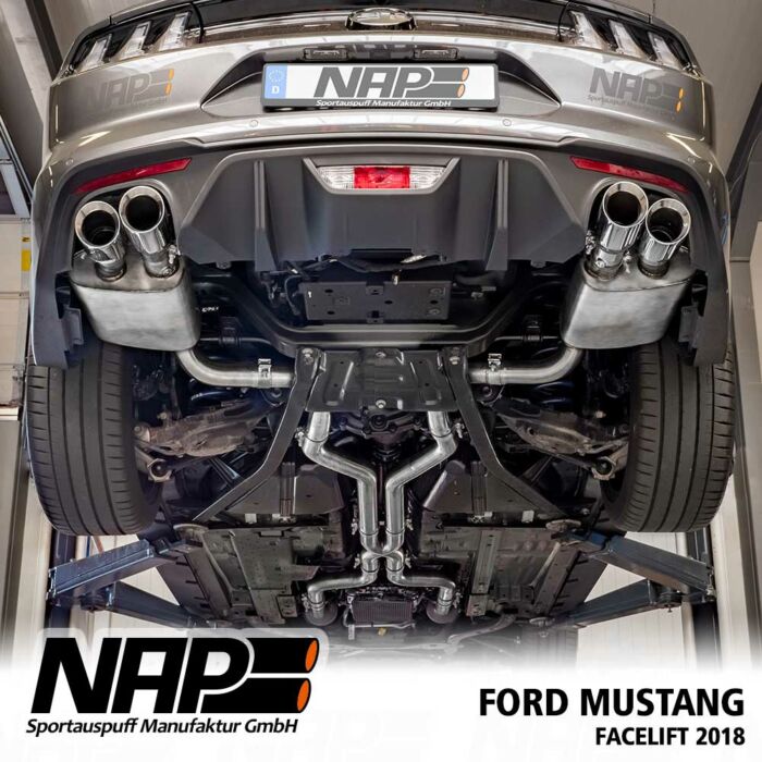 NAP Klappenauspuff Ford Mustang 2018 GT 5.0 V8 – Bild 2