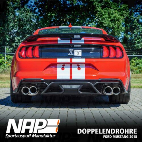 NAP Sportaupuff Ford Mustang 2018 Doppelendrohre 1