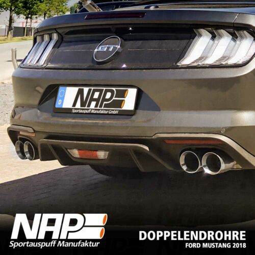 NAP Sportaupuff Ford Mustang 2018 Doppelendrohre 3