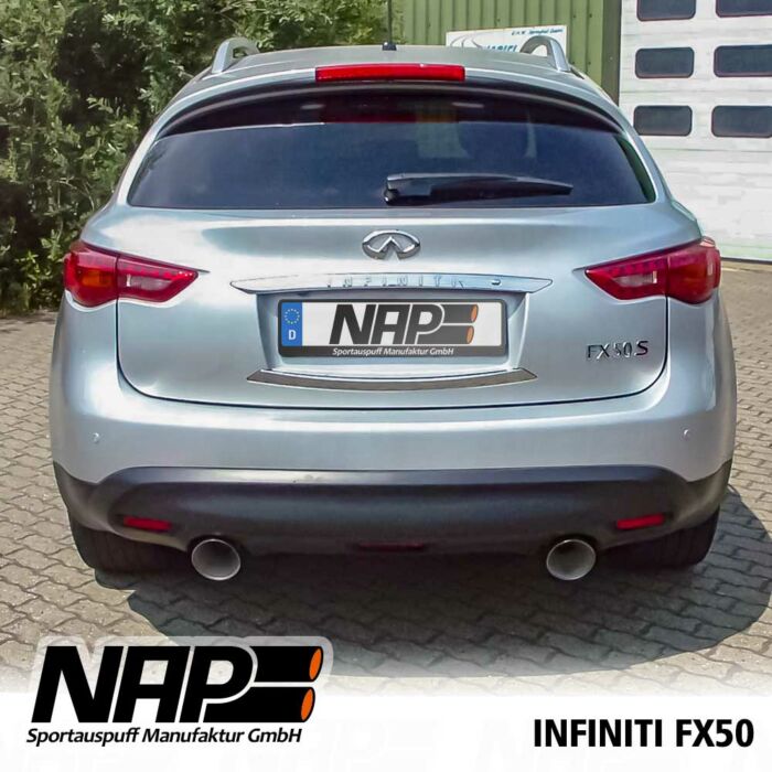 NAP Klappenauspuff Infiniti FX – Bild 2