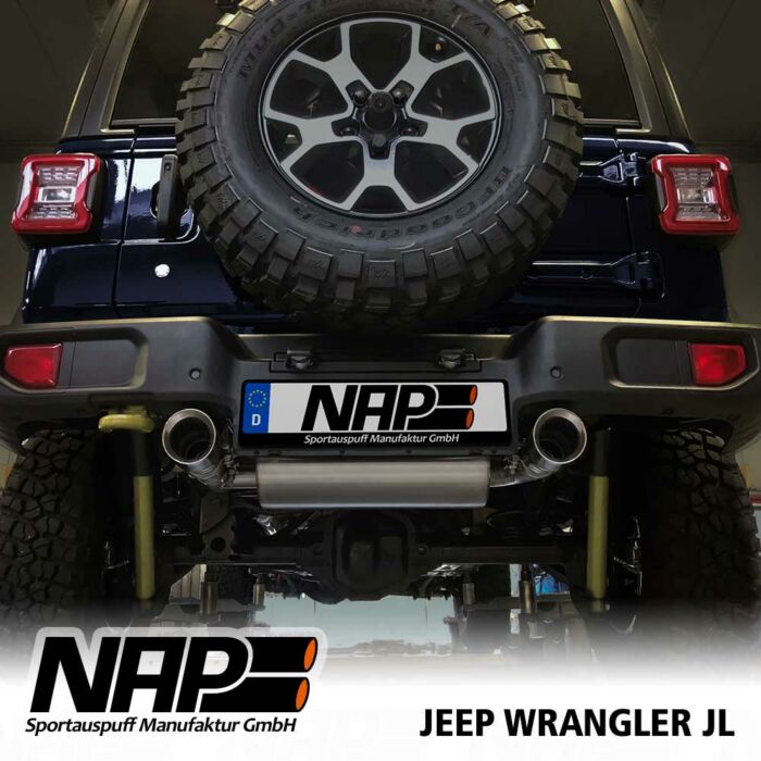 NAP Klappenauspuff Jeep Wrangler JL (Duplex)