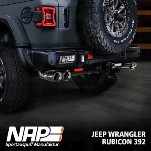 NAP Sportaupuff Jeep Wrangler Rubicon 392 Endrohranlage 10