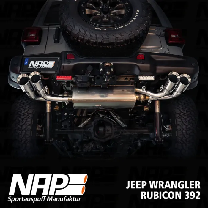 NAP Endrohranlage Jeep Wrangler Rubicon 392