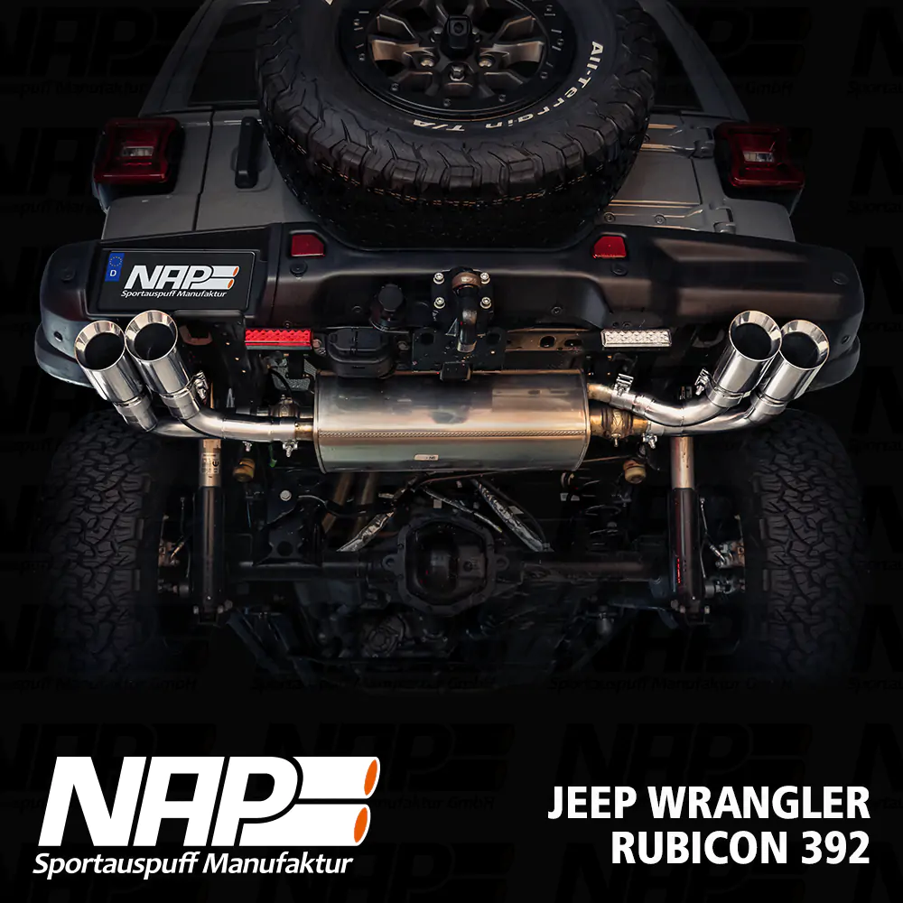 NAP Sportaupuff Jeep Wrangler Rubicon 392 Endrohranlage 7