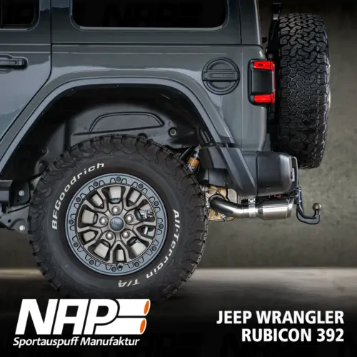 NAP Sportaupuff Jeep Wrangler Rubicon 392 Endrohranlage 8