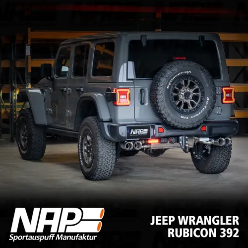 NAP Sportaupuff Jeep Wrangler Rubicon 392 Endrohranlage 9