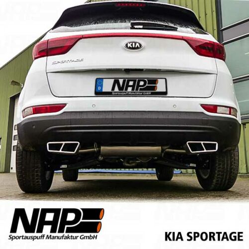 NAP Sportaupuff KIA Sportage 2016 hinten