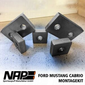 NAP Sportaupuff Montagekit Ford Mustang Cabrio