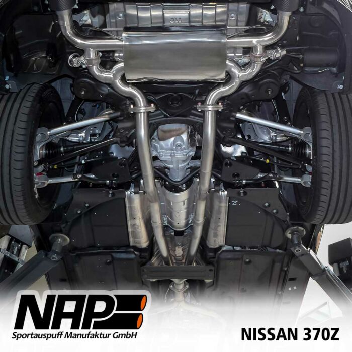 NAP Klappenauspuff Nissan 370Z auch Roadster – Bild 3