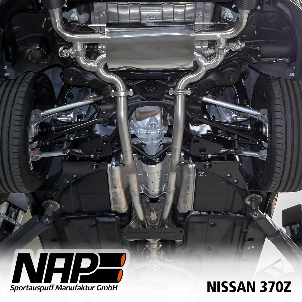Nissan 370Z Klappenauspuff - Berend GmbH