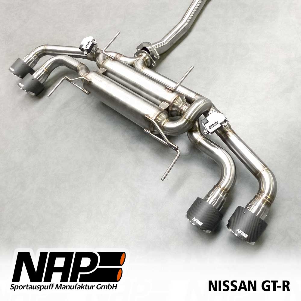 NAP Klappenauspuff Nissan GT-R