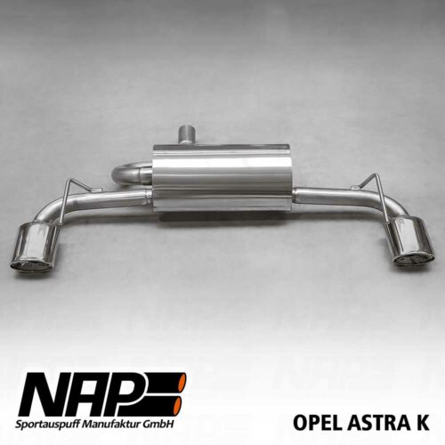 NAP Sportaupuff Opel Astra K ESD2