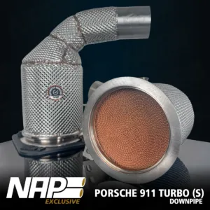 NAP Sportaupuff Porsche 911 Turbo S downpipe 6611